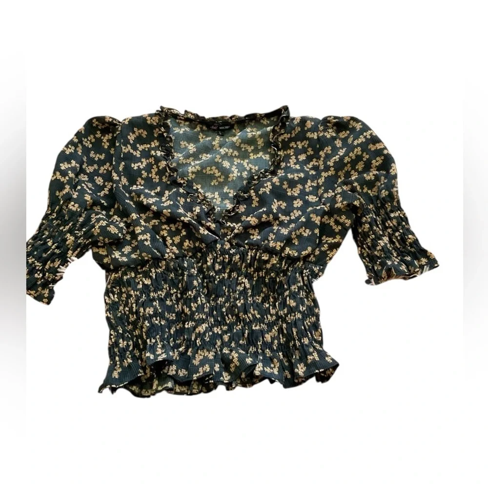 Blouse V-neck size L - Picture 2 of 12